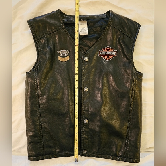 Harley Davidson youth 12/14 vest - Picture 4 of 7
